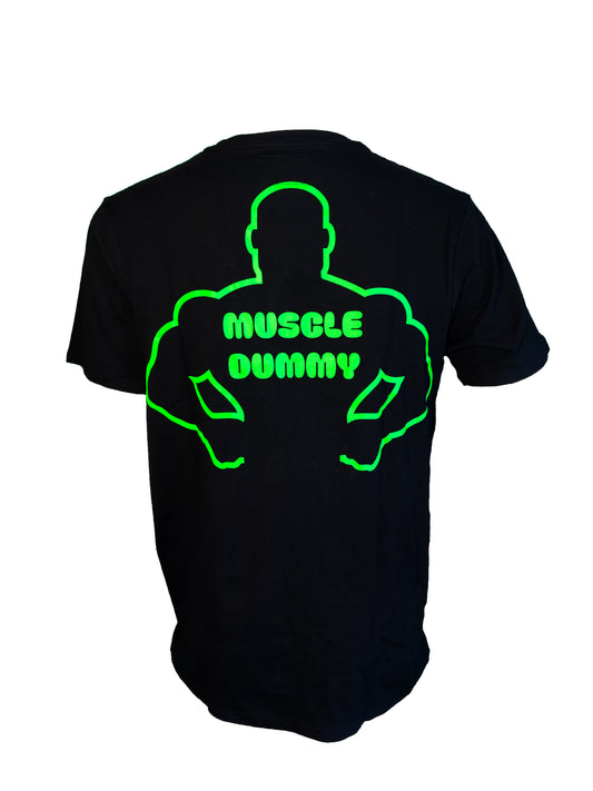 Dummy Tee - Black/Neon Green