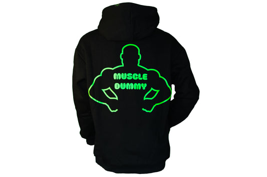 Dummy Hoodie - Black/Neon Green