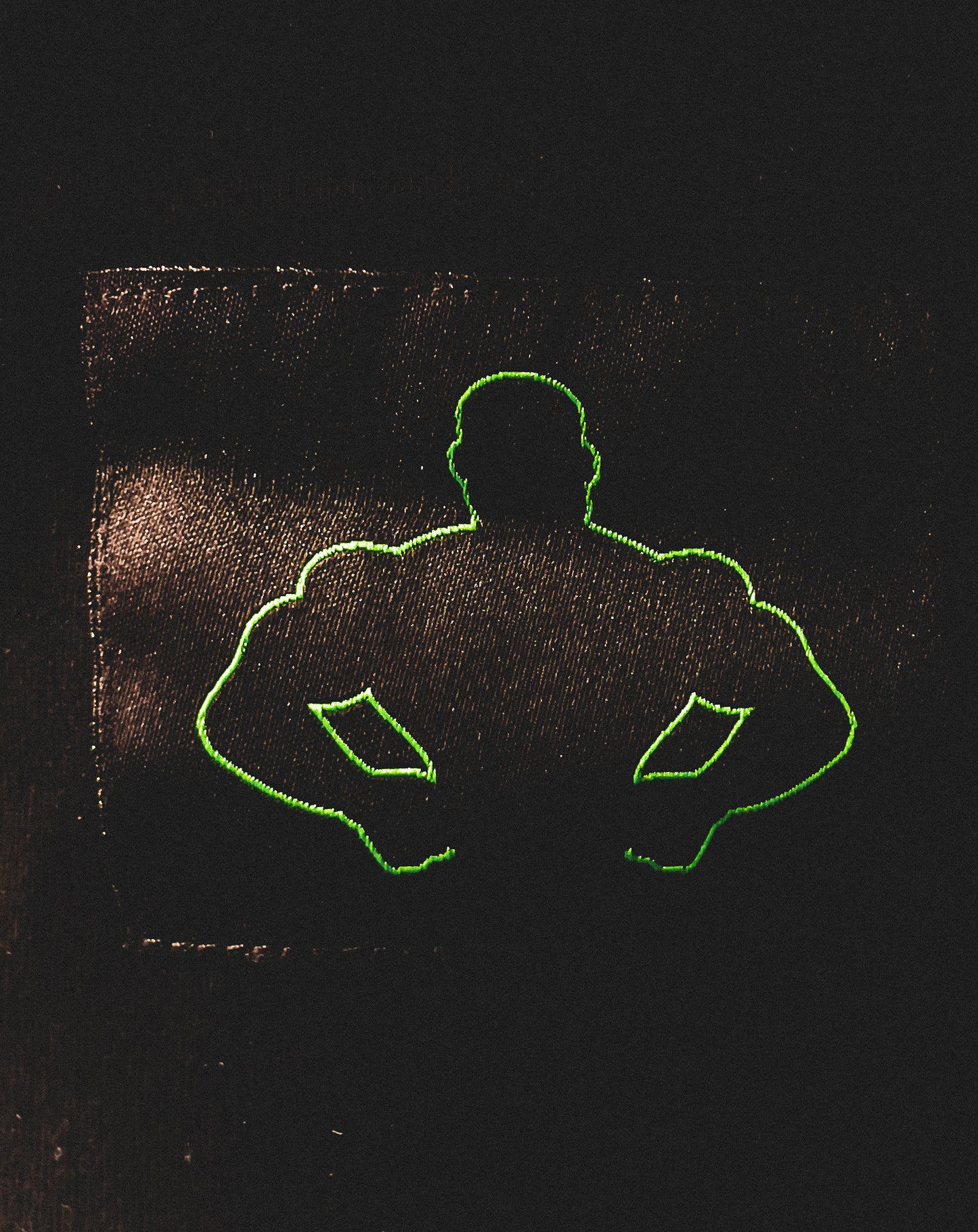 Dummy Tee - Black/Neon Green