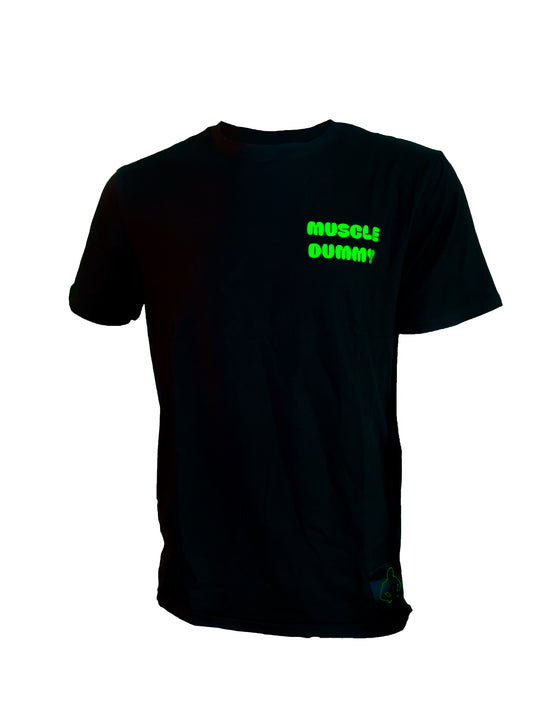 Dummy Tee - Black/Neon Green